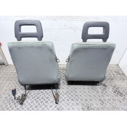 Coppia Sedili Anteriori Fiat Panda 141 1986 2003 In Pelle prima serie usati  B3538