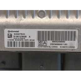 Centralina motore Citroen C4 Grand Picasso 1.6D 9HR HW9666681180 SID807  A10407