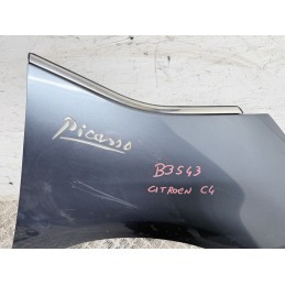 Parafango Anteriore Destro Citroen C4 Picasso 2006 2013 Colore Grigio  B3543