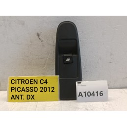 Pulsante alzavetro anteriore destro Citroen C4 Picasso MK1 96639377zd  A10416