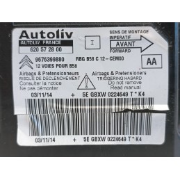 Centralina airbag Citroen C4 Grand Picasso MK1 2006 2013 9676399880  A10418