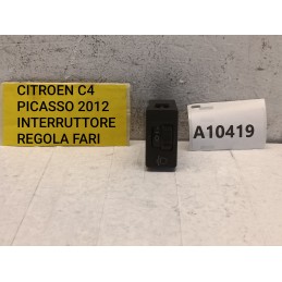 Pulsante regolazione fari luci Citroen C4 Grand Picasso MK1 96384422XT  A10419