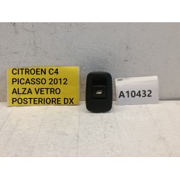 Pulsante alzavetro posteriore Citroen C4 Grand Picasso mk1 96639378zd  A10432
