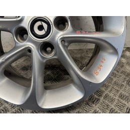 Cerchio In Lega Posteriore Smart Forfour 453 15 Pollici Originale Usato  B3435