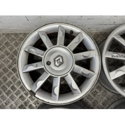 Cerchi In Lega 15 Pollici Renault Clio 3 Modus Grand Modus Originali  B3436