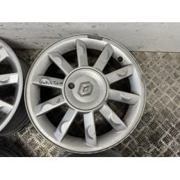 Cerchi In Lega 15 Pollici Renault Clio 3 Modus Grand Modus Originali  B3436