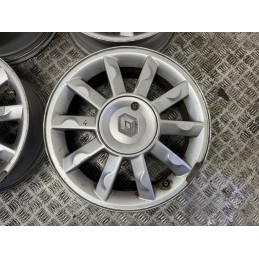 Cerchi In Lega 15 Pollici Renault Clio 3 Modus Grand Modus Originali  B3436