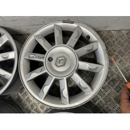 Cerchi In Lega 15 Pollici Renault Clio 3 Modus Grand Modus Originali  B3436