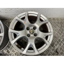Cerchi In Lega 16 Pollici Alfa Romeo Mito Originali 7Jx16H2 ET39 Usati  B3437