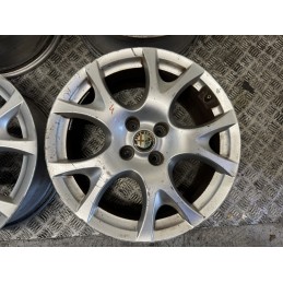 Cerchi In Lega 16 Pollici Alfa Romeo Mito Originali 7Jx16H2 ET39 Usati  B3437