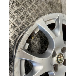 Cerchi In Lega 16 Pollici Alfa Romeo Mito Originali 7Jx16H2 ET39 Usati  B3437