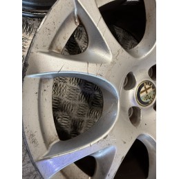 Cerchi In Lega 16 Pollici Alfa Romeo Mito Originali 7Jx16H2 ET39 Usati  B3437