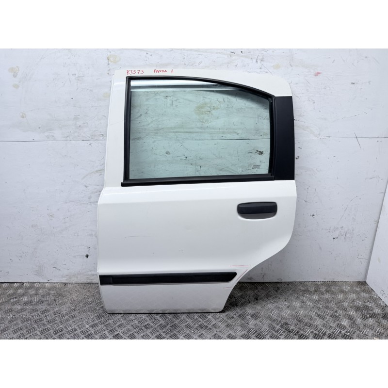 Porta Posteriore Sinistra Fiat Panda 169 2003 2012 Colore Bianco Usata  B3575