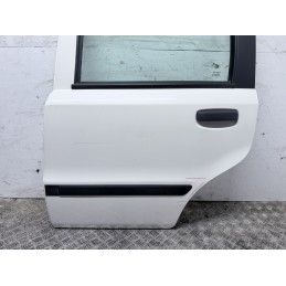 Porta Posteriore Sinistra Fiat Panda 169 2003 2012 Colore Bianco Usata  B3575