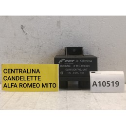 Centralina relè candelette Alfa Fiat Suzuki 1.6D 55203394 0281003043  A10519