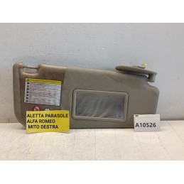 Aletta parasole pantina destra passeggero Alfa Romeo Mito 2008 2016  A10526