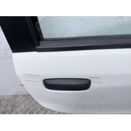 Porta Posteriore Destra Fiat Panda 169 2 Serie Bianca 2003 2012  B3577