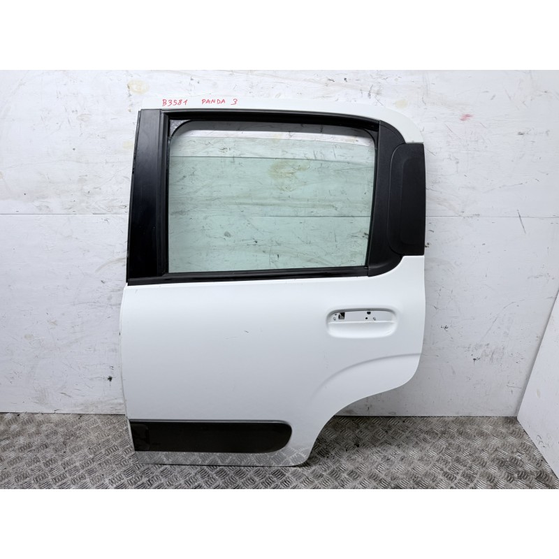 Porta Posteriore Sinistra Fiat Panda 312 3 Serie Bianca Originale Usata  B3581