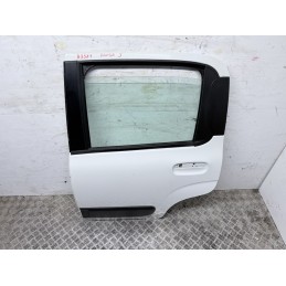 Porta Posteriore Sinistra Fiat Panda 312 3 Serie Bianca Originale Usata  B3581
