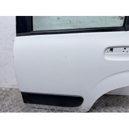 Porta Posteriore Sinistra Fiat Panda 312 3 Serie Bianca Originale Usata  B3581