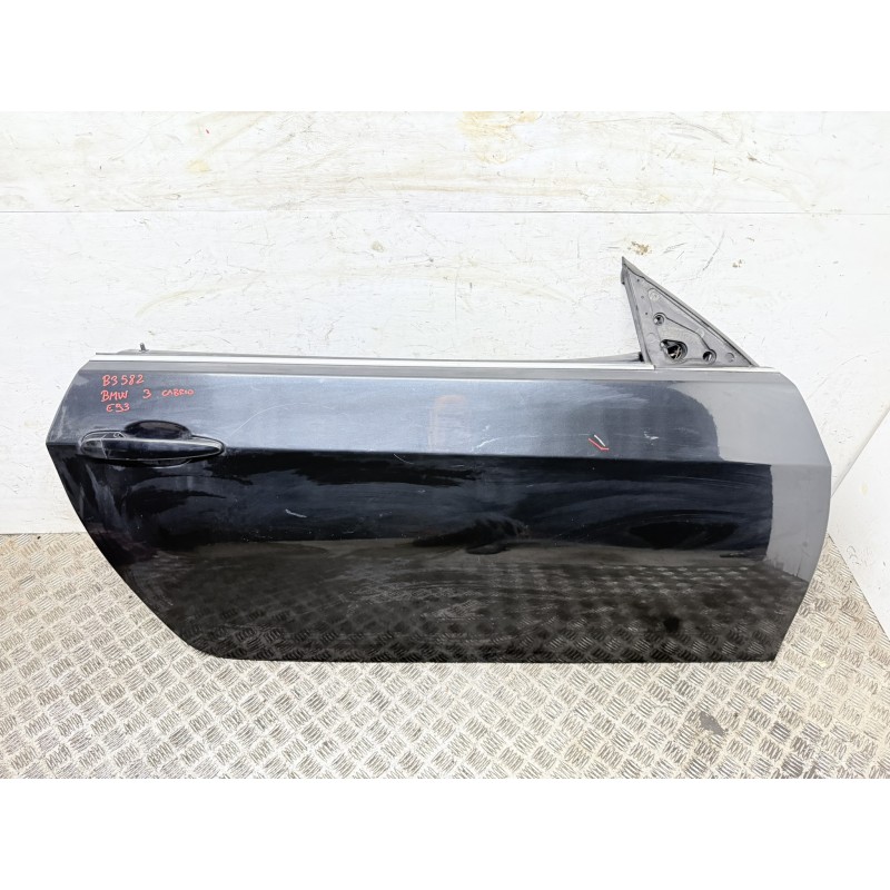 Porta Anteriore Destra Bmw Serie 3 E92 E93 Coupe Cabrio Nera Originale  B3582