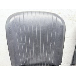 Tappezzeria Sedili Completa Fiat 500 Epoca F L R In Pelle Con Difetti  B3606