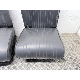 Tappezzeria Sedili Completa Fiat 500 Epoca F L R In Pelle Con Difetti  B3606