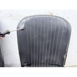 Tappezzeria Sedili Completa Fiat 500 Epoca F L R In Pelle Con Difetti  B3606