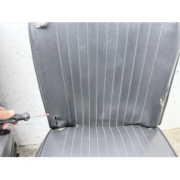 Tappezzeria Sedili Completa Fiat 500 Epoca F L R In Pelle Con Difetti  B3606
