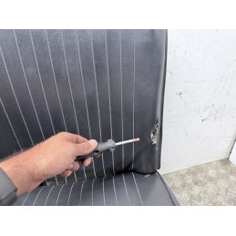 Tappezzeria Sedili Completa Fiat 500 Epoca F L R In Pelle Con Difetti  B3606