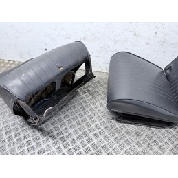 Tappezzeria Sedili Completa Fiat 500 Epoca F L R In Pelle Con Difetti  B3606