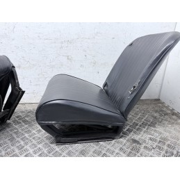 Tappezzeria Sedili Completa Fiat 500 Epoca F L R In Pelle Con Difetti  B3606
