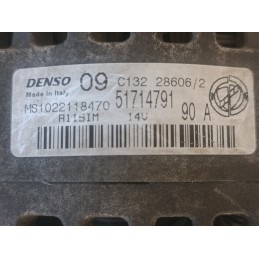 Alternatore Denso 14V 90A Lancia Ypsilon 843 2003 2011 1.2B 51714791  A10598