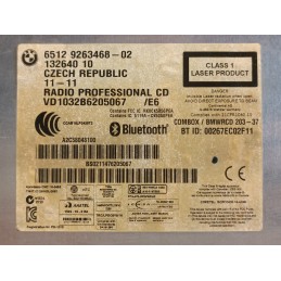 Autoradio stereo CD Bluetooth Bmw X1 E84 2009 2015 65129263468  A10623
