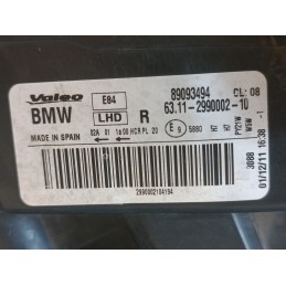 Faro fanale anteriore destro Bmw X1 E84 2009 2015 63112990002  A10635