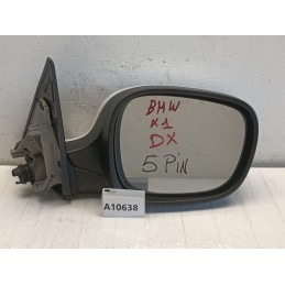 Specchietto retrovisore destro bianco Bmw X1 E84 5 PIN 2009 2012  A10638