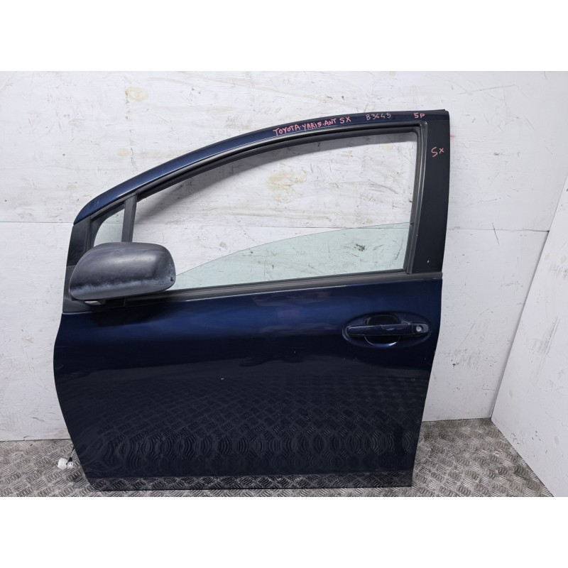 Porta Anteriore Sinistra Toyota Yaris 2 Serie Blu 1Kr Fe 2005 2012 Usata  B3645