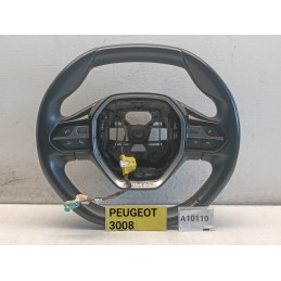 Volante pelle Peugeot 3008 2 serie 98105487AU 2016 2023  A10110