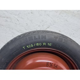 Ruotino Di Scorta Fiat Coupe 20V Turbo 16 Pollici ORIGINALE T125 80 R16  B3656