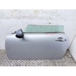 Porta Anteriore Sinistra Mini Cooper R50 Grigio Chiaro 2001 2006 Usata  B3637