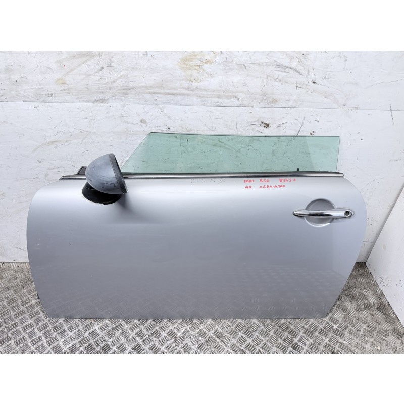 Porta Anteriore Sinistra Mini Cooper R50 Grigio Chiaro 2001 2006 Usata  B3637