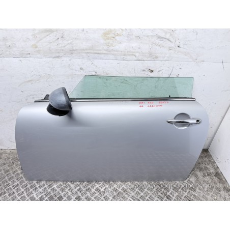 Porta Anteriore Sinistra Mini Cooper R50 Grigio Chiaro 2001 2006 Usata  B3637