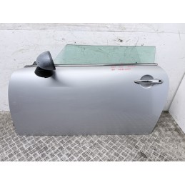 Porta Anteriore Sinistra Mini Cooper R50 Grigio Chiaro 2001 2006 Usata  B3637
