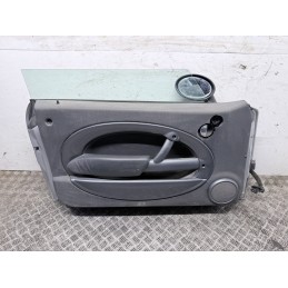 Porta Anteriore Sinistra Mini Cooper R50 Grigio Chiaro 2001 2006 Usata  B3637