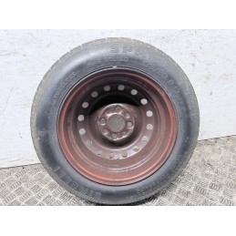 Ruotino Di Scorta Fiat Panda 169 Lancia 13 Pollici 4 Fori Pirelli 135 80 13  B3638