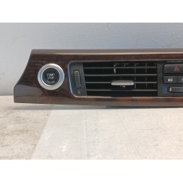 Modanatura centrale cruscotto radica bocchette Bmw serie 3 E90 2005 2012  A10712