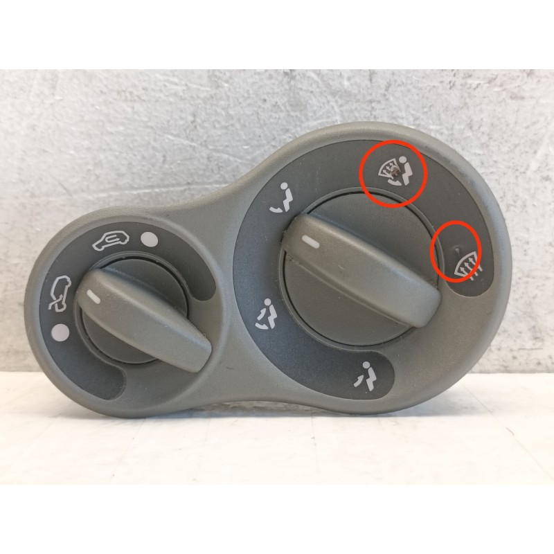 Manopole comando aria destre Fiat Panda 2 169 2003 2012 5A0243200 A10729 Manopole comando aria destre Fiat Panda 2 169 2003 2012 5A0243200 A10729