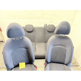 Tappezzeria Completa Nissan Micra K13 Tessuto Nero Buono Stato Usata  B3626