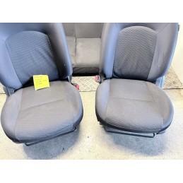 Tappezzeria Completa Nissan Micra K13 Tessuto Nero Buono Stato Usata  B3626