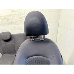 Tappezzeria Completa Nissan Micra K13 Tessuto Nero Buono Stato Usata  B3626